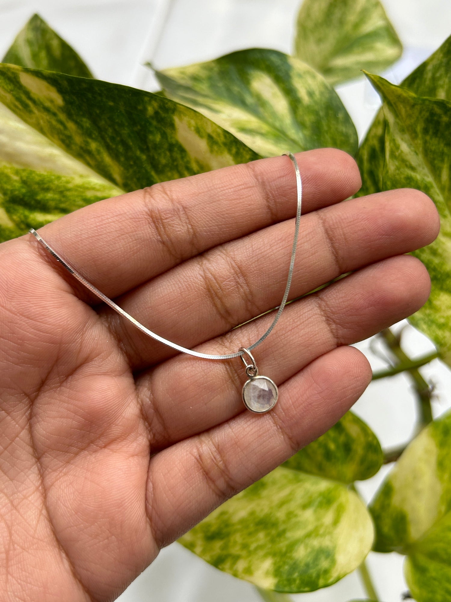 Silver Stone Pendants