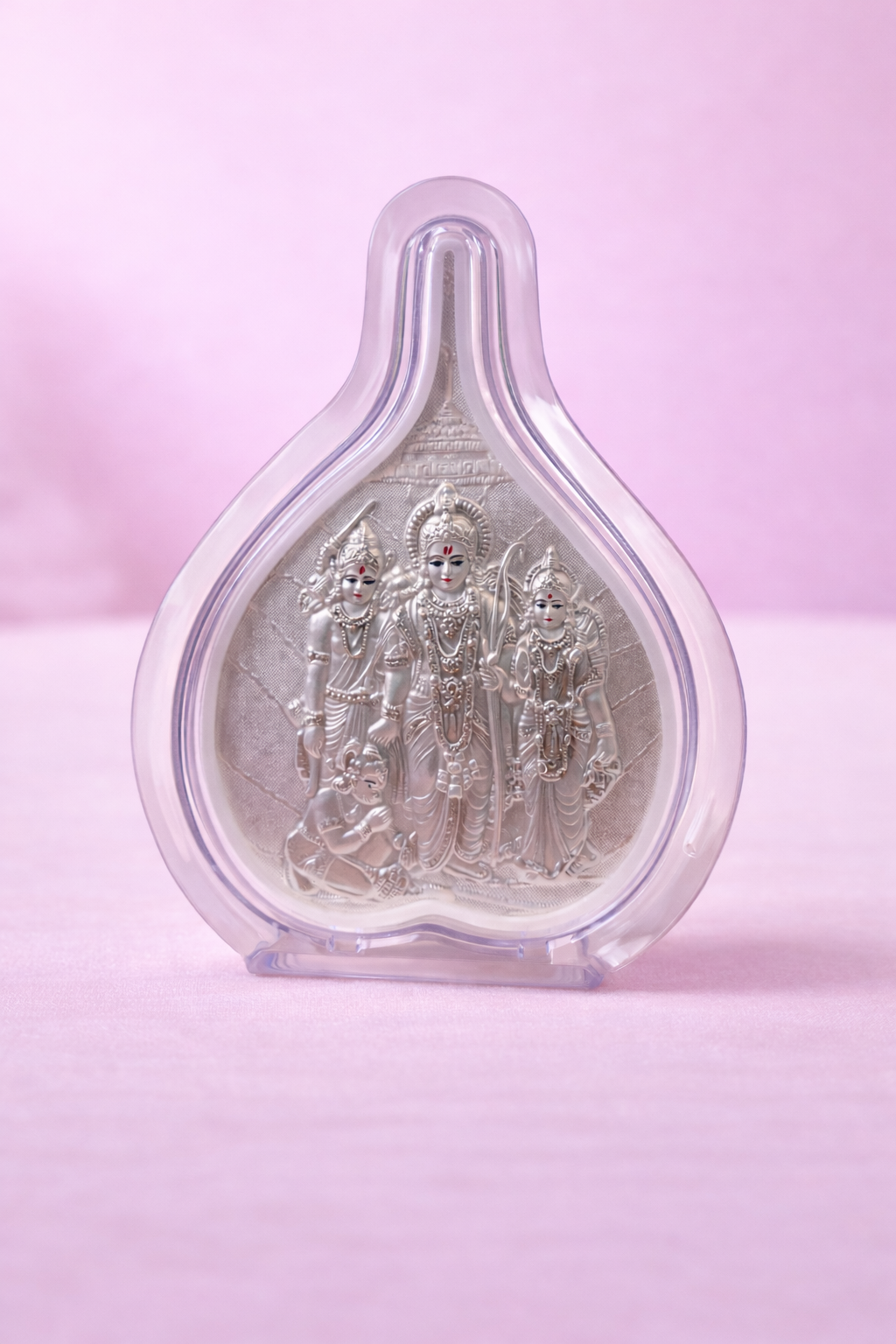 Pure Silver Ram Darbar Leaf Photo Frame | 999 Silver Hallmarked | (Medium)