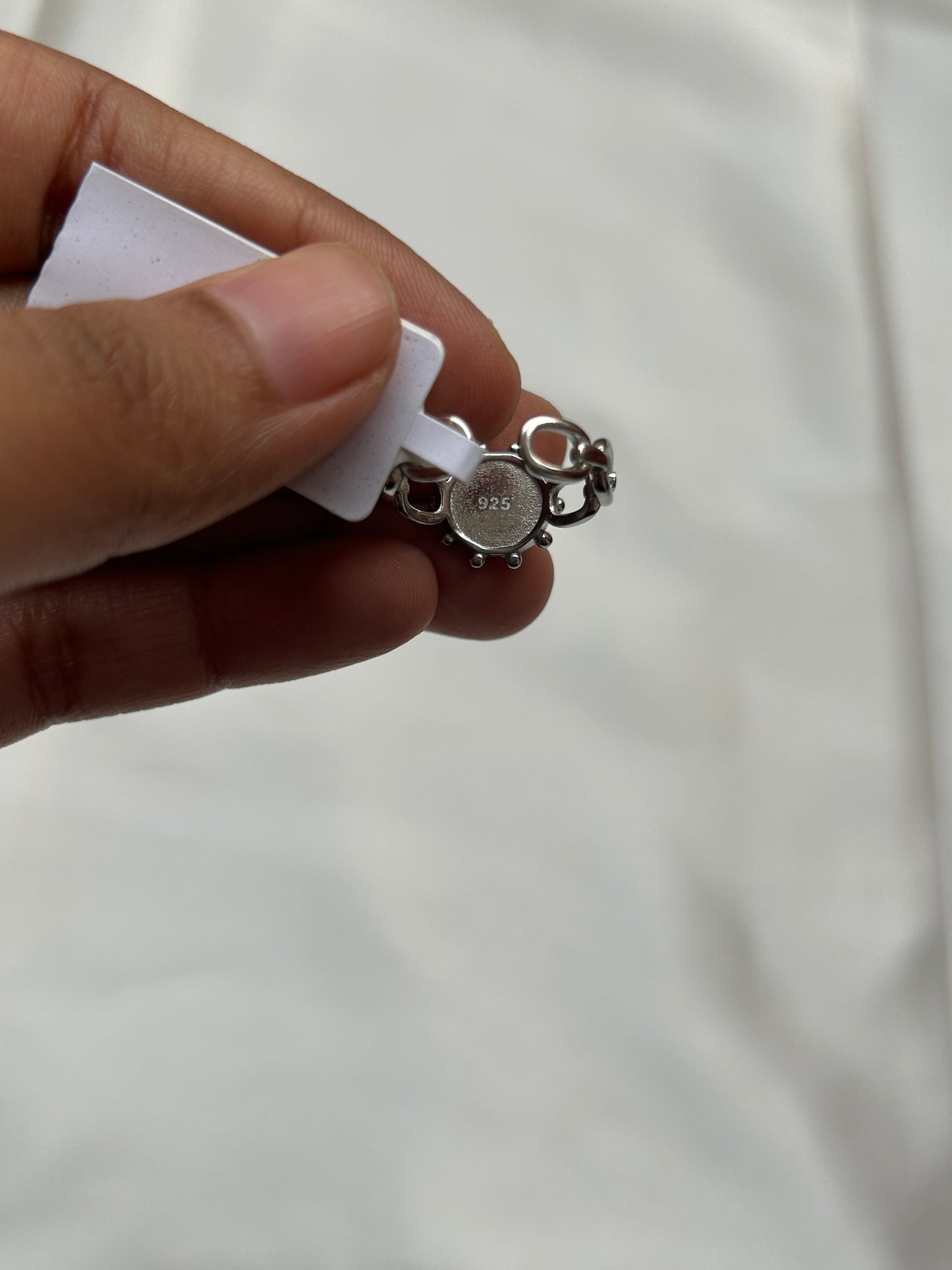 Silver Evil Eye Ring Mystic