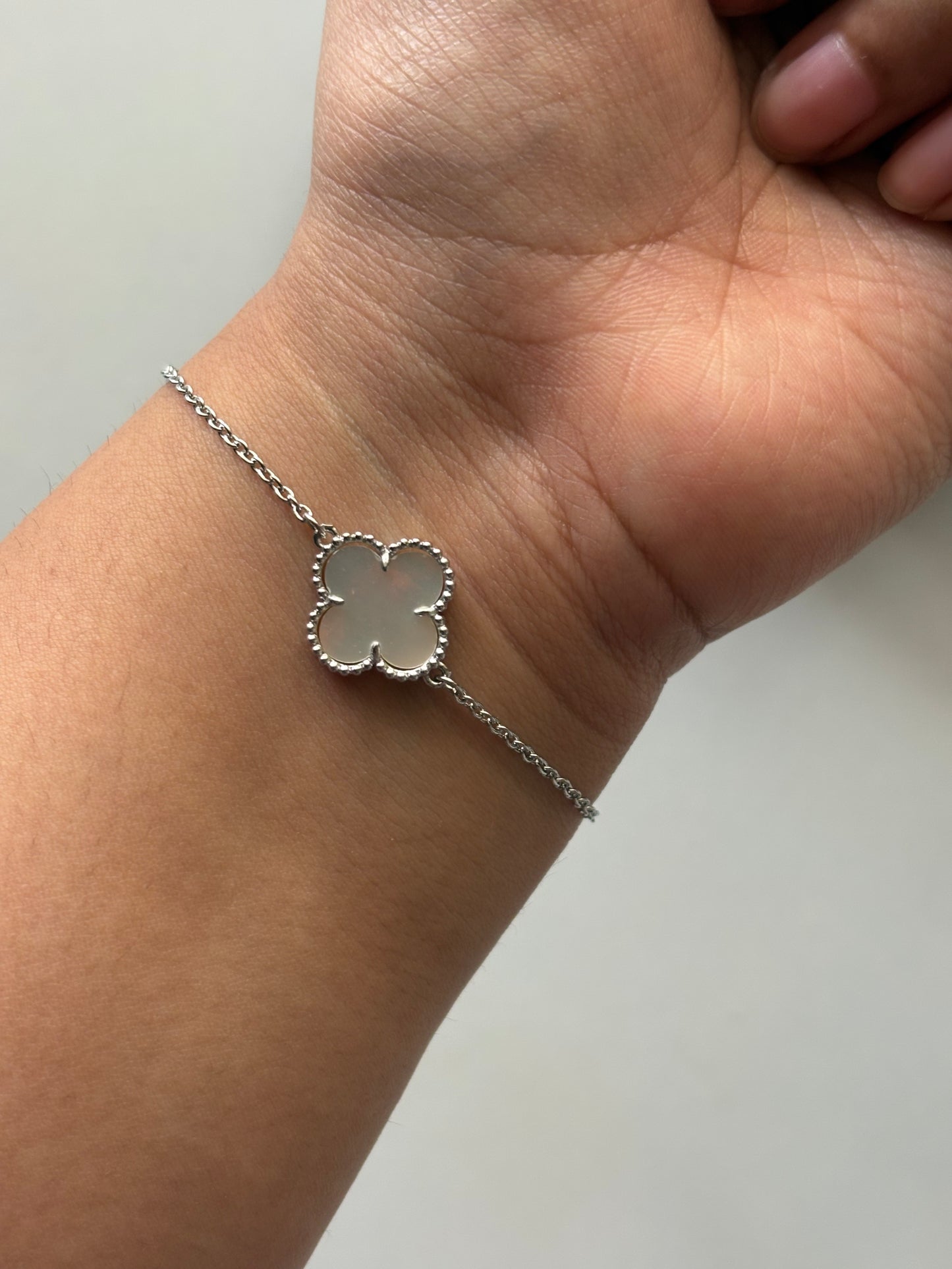 Silver MOP Van Cleef Style Bracelet
