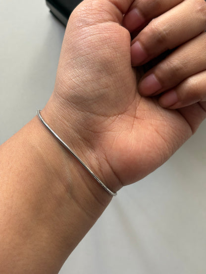 Silver Classic Chain Bracelet