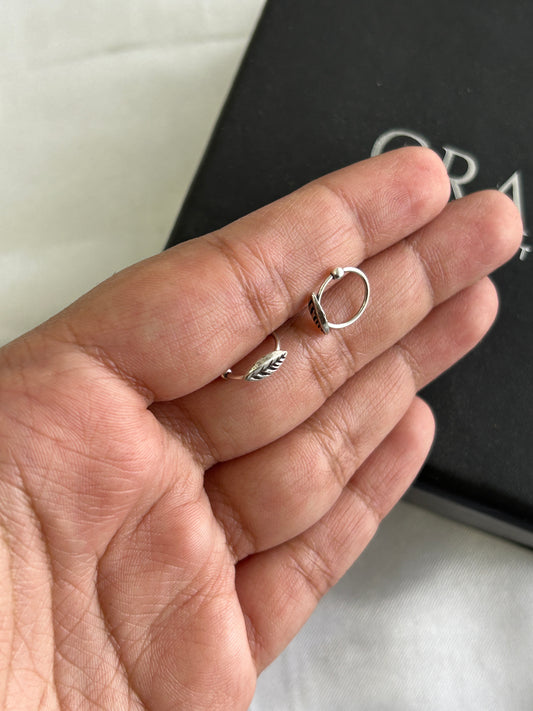 Silver Anushka Nose/Ear Hoop