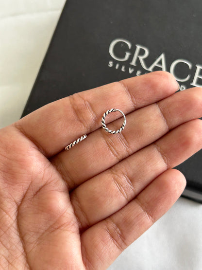 Silver Amaira Nose/Ear Hoop