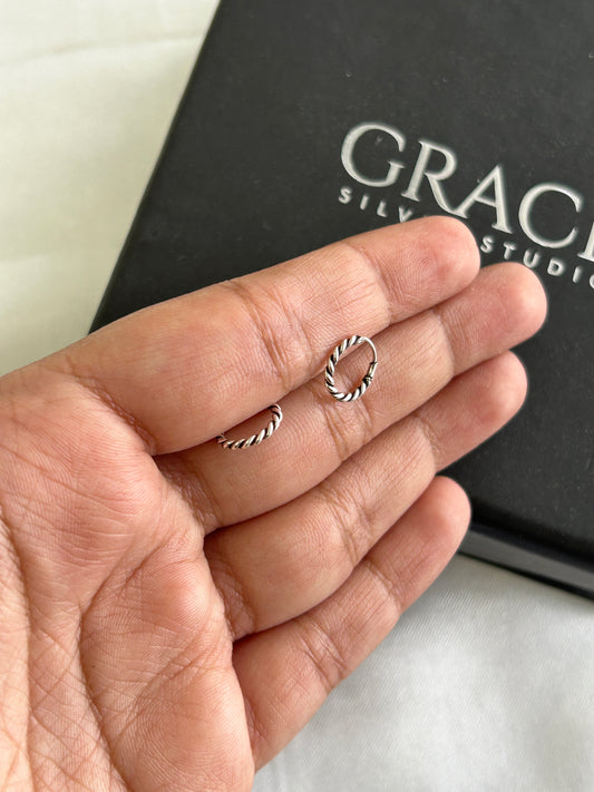 Silver Amaira Nose/Ear Hoop